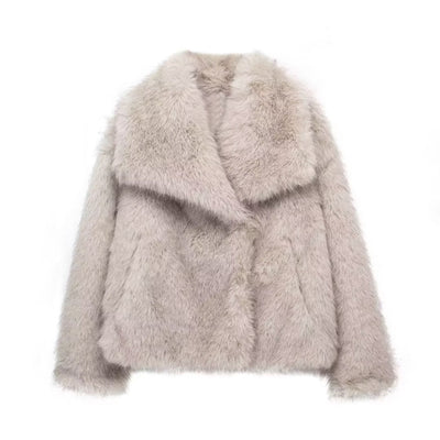Elegance Plush Coat