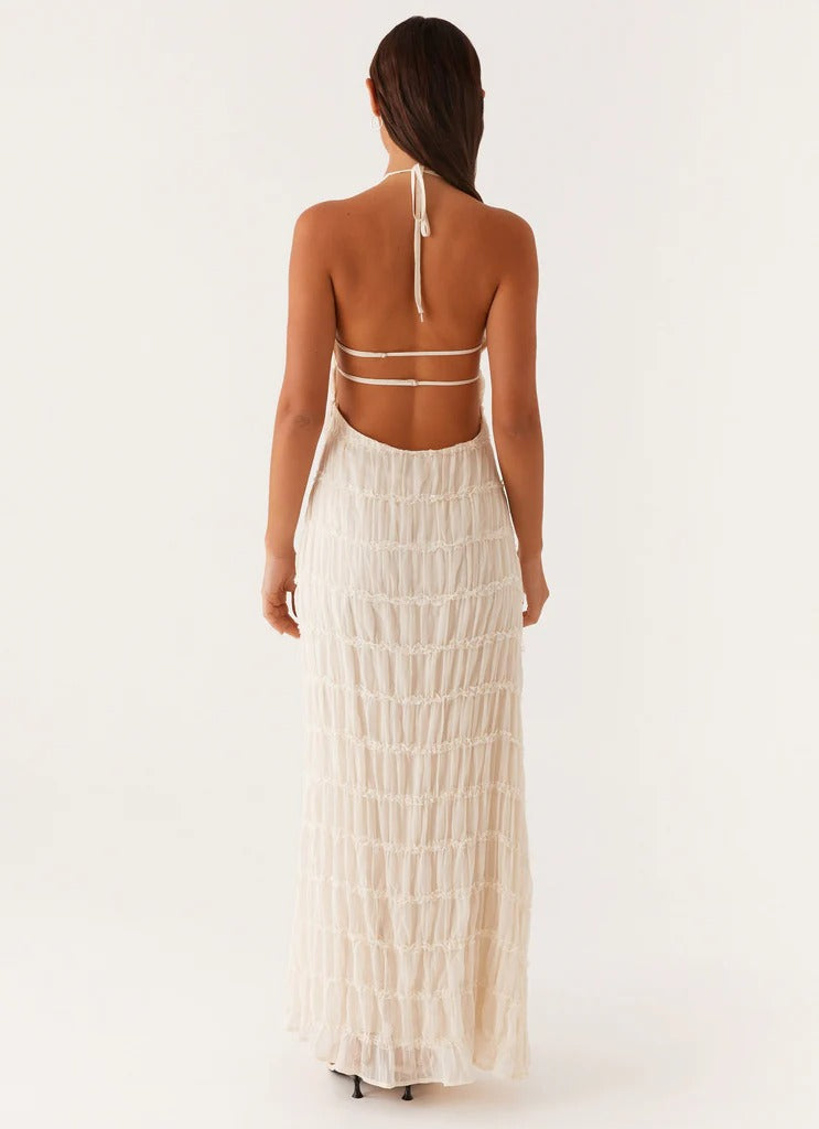 Aullie | Maxi Dress - IVORY MUSE