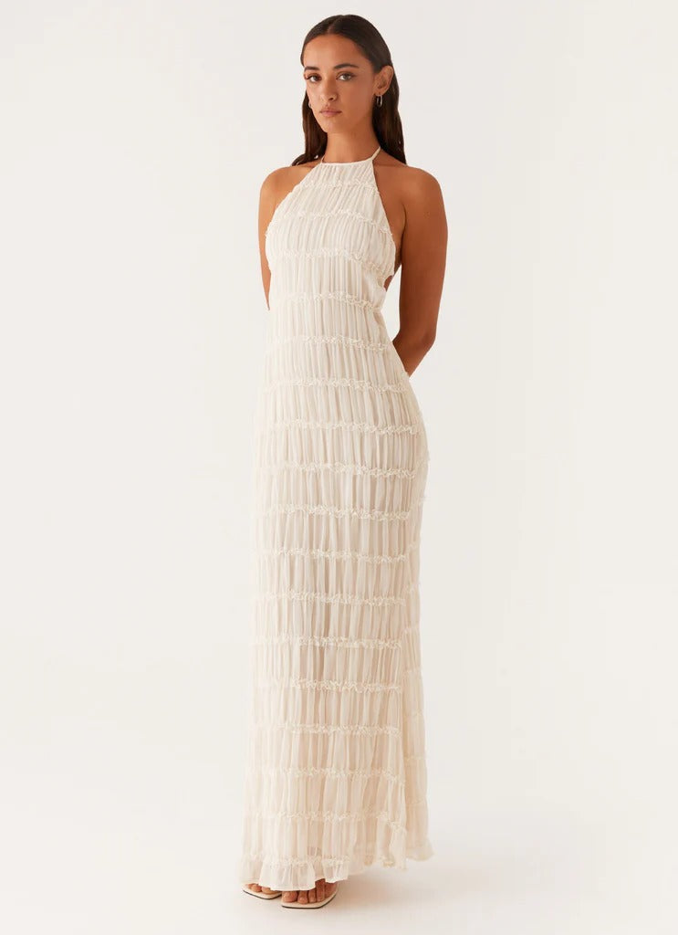 Aullie | Maxi Dress - IVORY MUSE