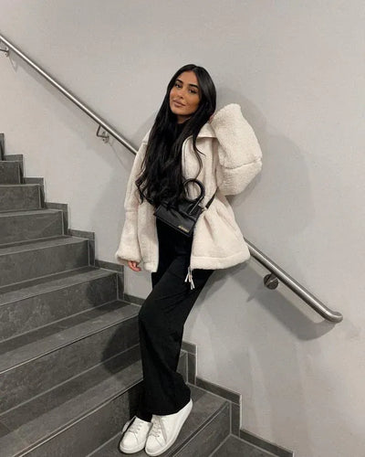 Liora – Oversized Teddy Jacket