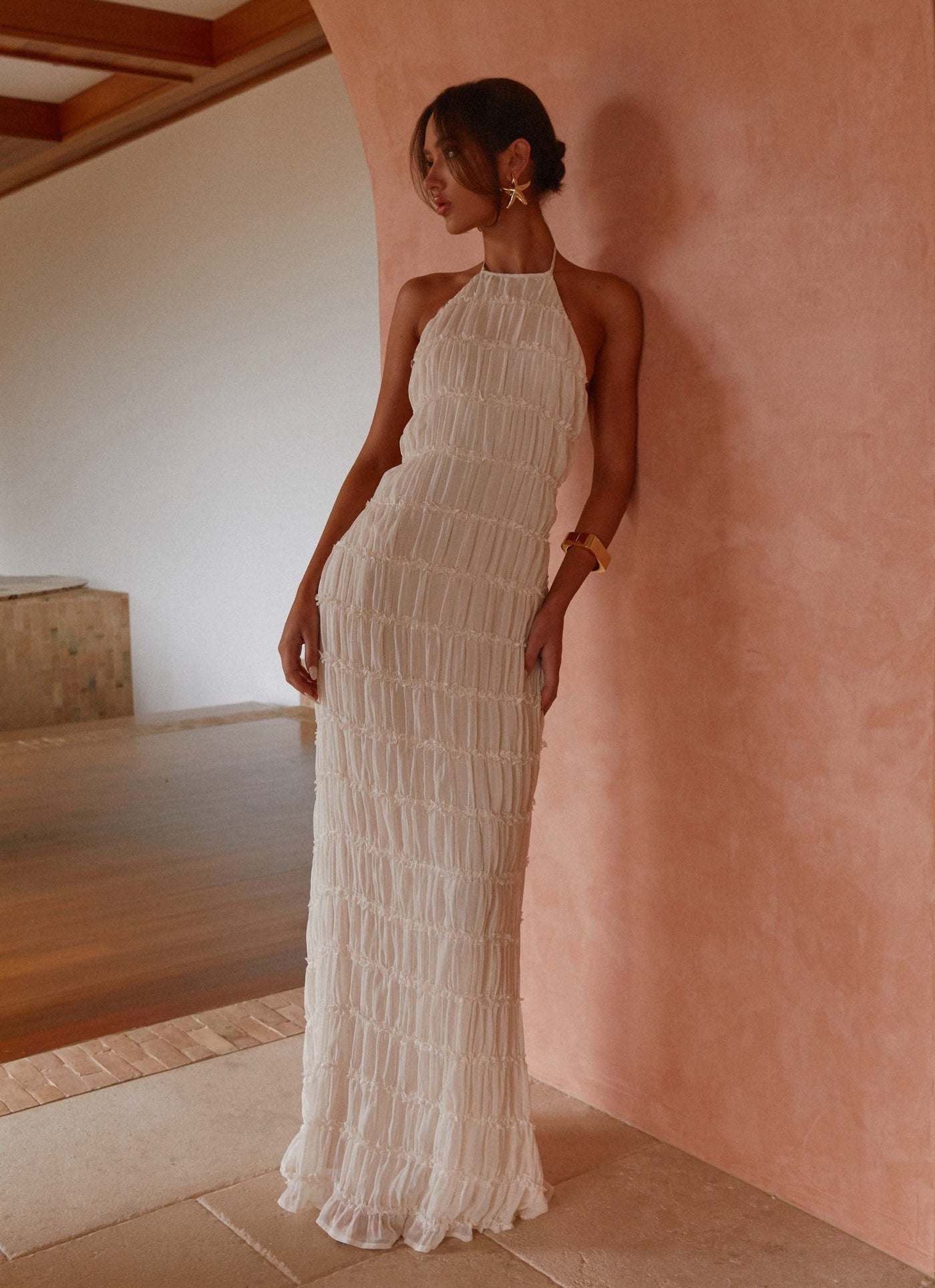 Aullie | Maxi Dress - IVORY MUSE