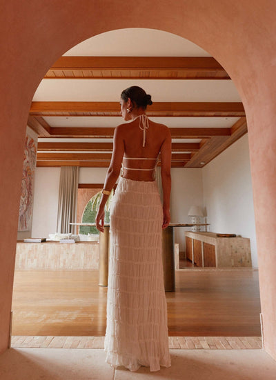 Aullie | Maxi Dress - IVORY MUSE