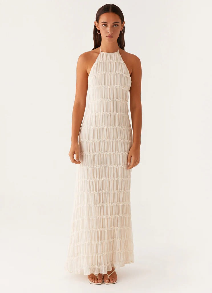 Aullie | Maxi Dress - IVORY MUSE