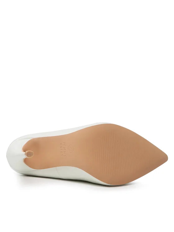 Monroe | White Heels - IVORY MUSE