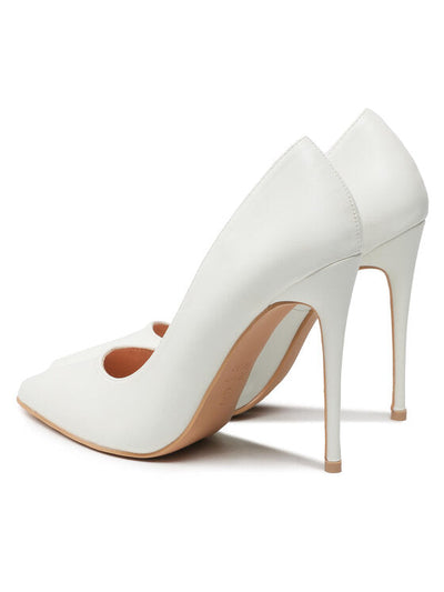 Monroe | White Heels - IVORY MUSE