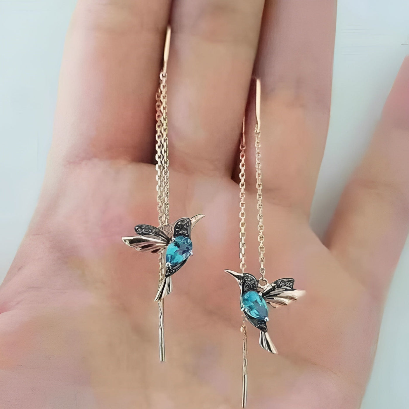 Isolde | Hummingbird Earrings - IVORY MUSE