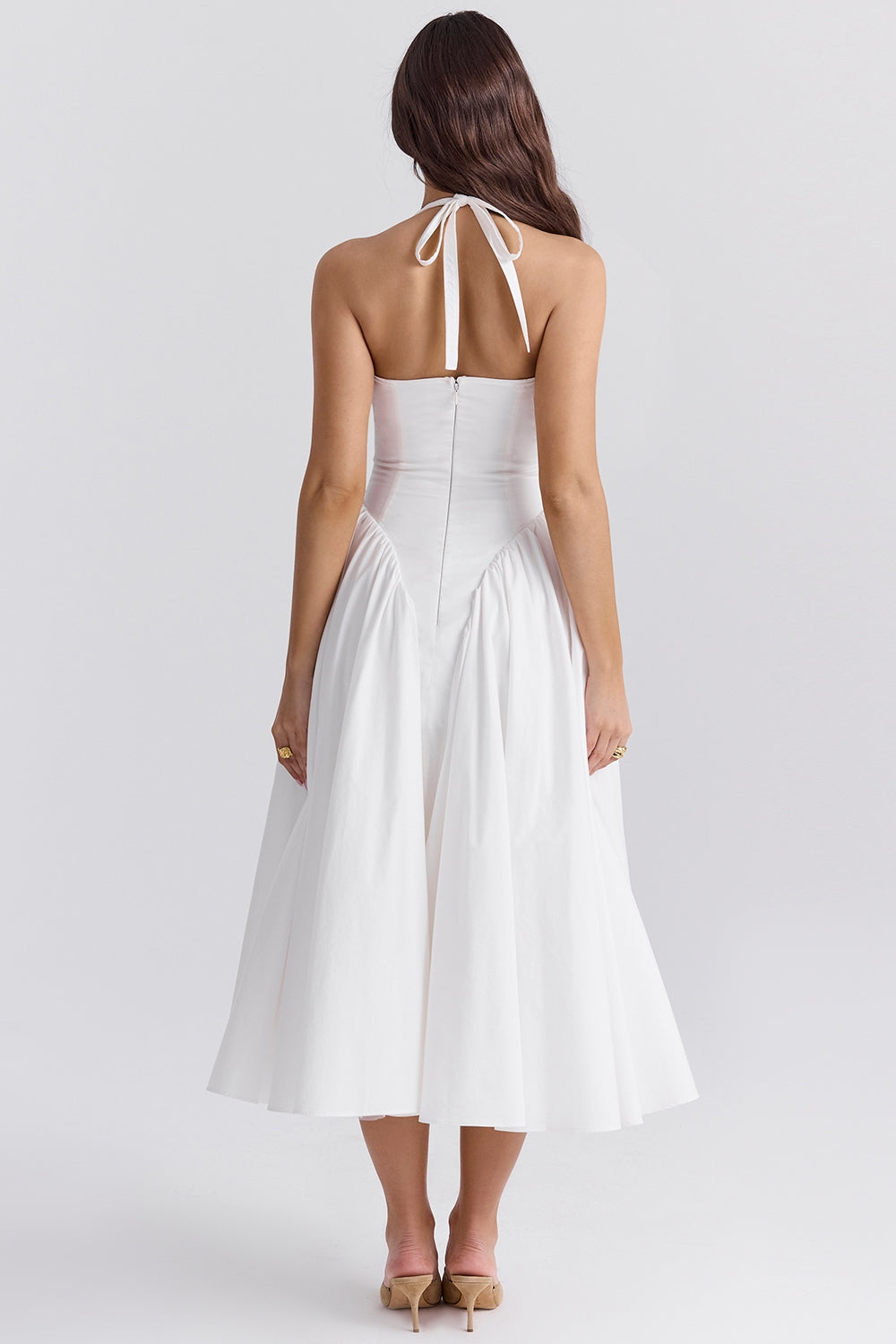 Marilyn | Midi Dress - IVORY MUSE