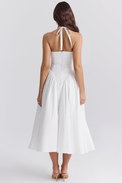 Marilyn | Midi Dress - IVORY MUSE