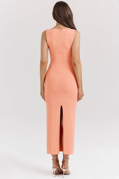 Noli | Knit Maxi Dress - IVORY MUSE