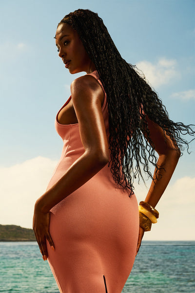 Noli | Knit Maxi Dress - IVORY MUSE