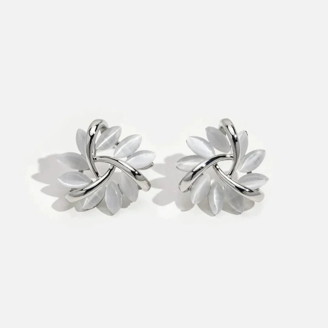 Celestia | Flower Earrings - IVORY MUSE