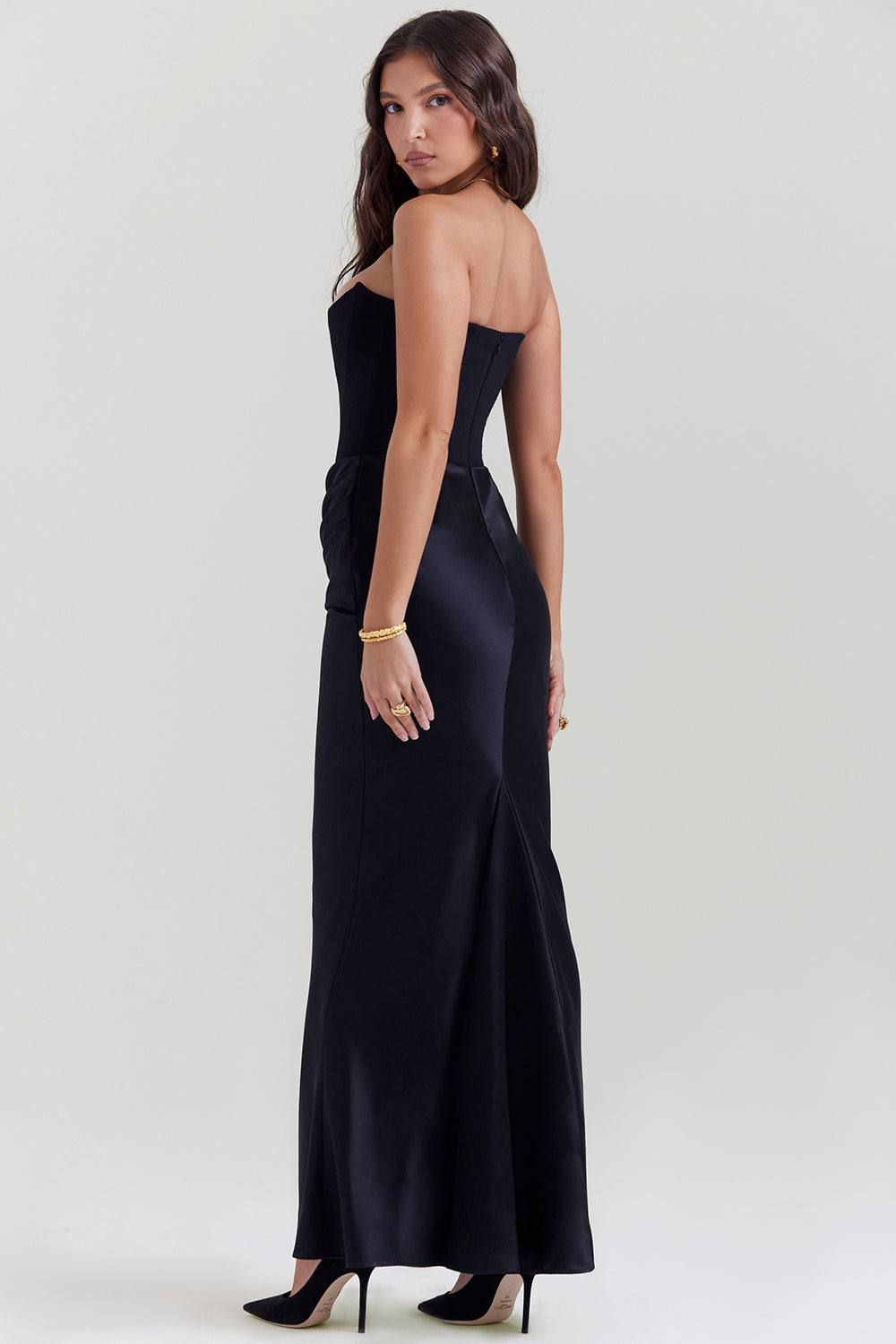 Lina | Elegant Maxi Dress - IVORY MUSE