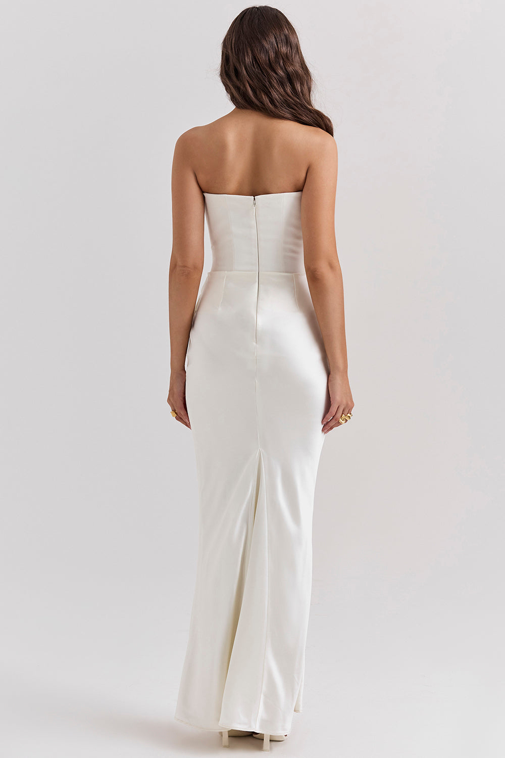 Lina | Elegant Maxi Dress - IVORY MUSE