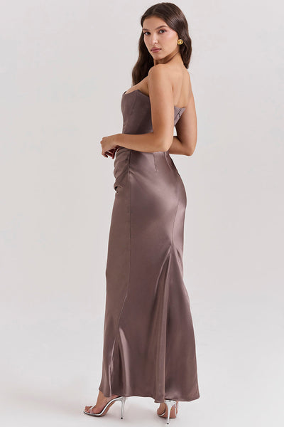 Lina | Elegant Maxi Dress - IVORY MUSE