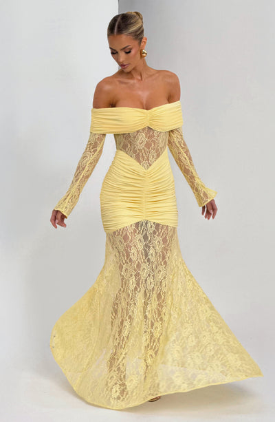 Sauline | Maxi Dress - IVORY MUSE