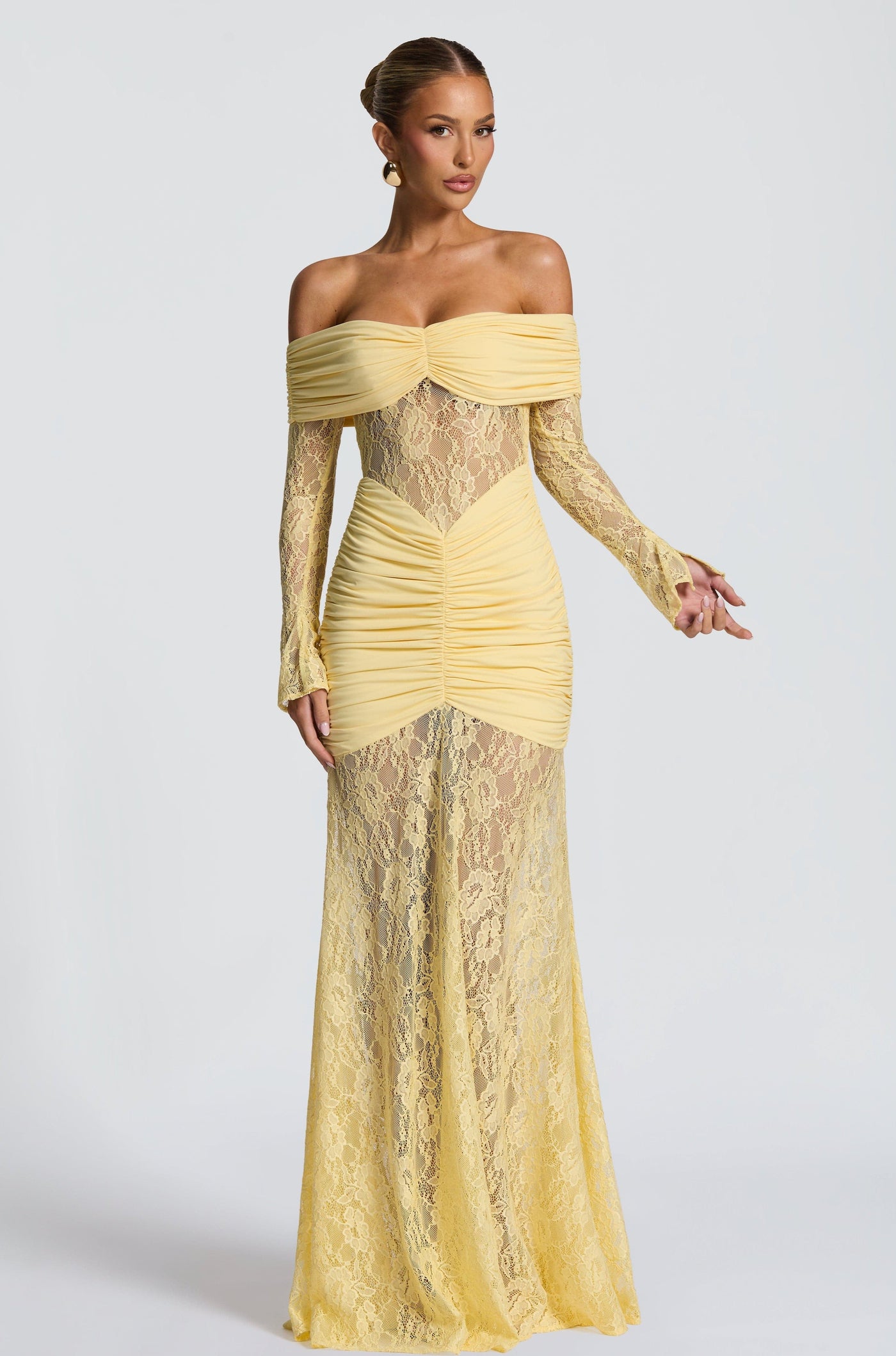 Sauline | Maxi Dress - IVORY MUSE