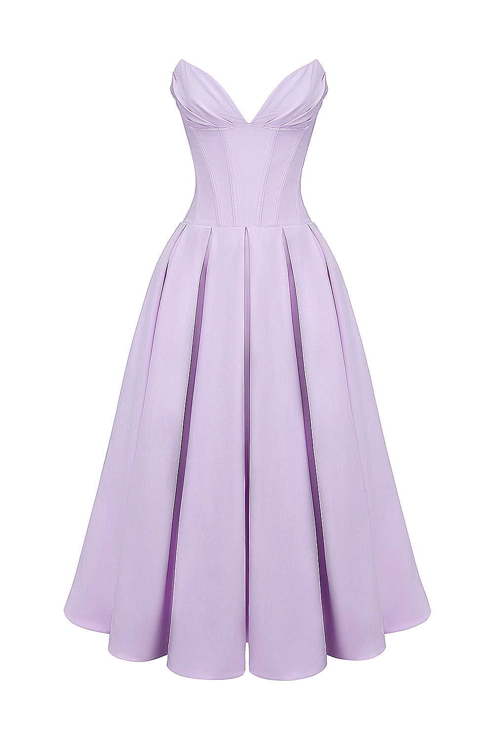 Lady |  Midi Dress - IVORY MUSE