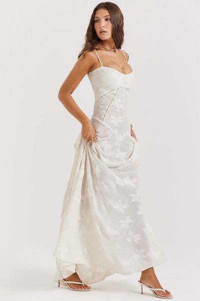 Elora | Enchanted Maxi Dress - IVORY MUSE