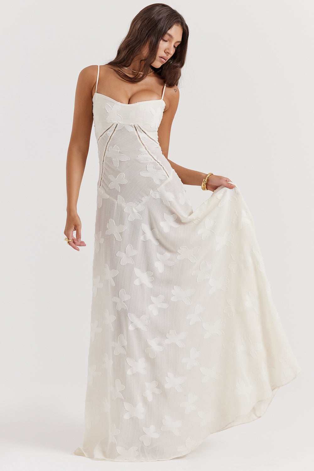 Seren | Maxi Dress - IVORY MUSE