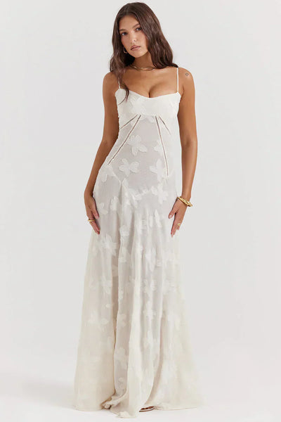 Elora | Enchanted Maxi Dress - IVORY MUSE