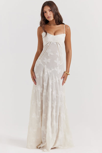 Seren | Maxi Dress - IVORY MUSE