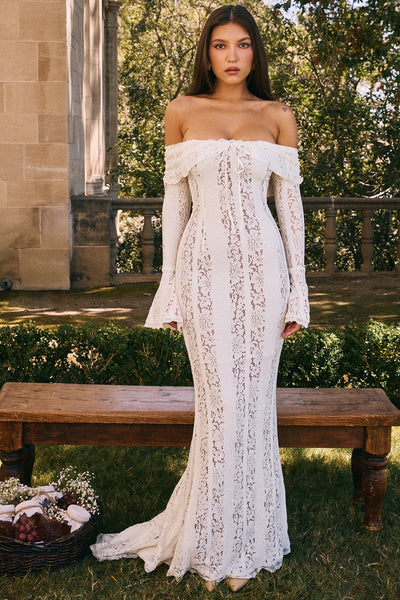 Belle | Maxi Dress - IVORY MUSE