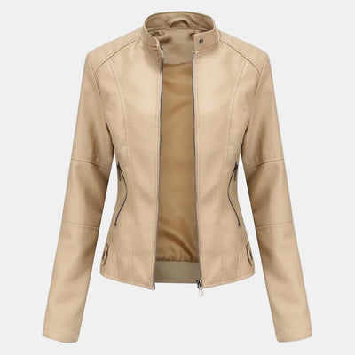 Victoria | Trendy Leather Jacket